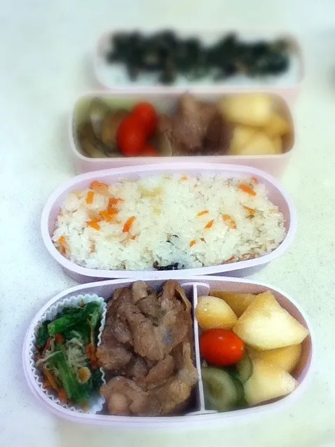 今日のJK弁当&OL弁当|hoppycowさん