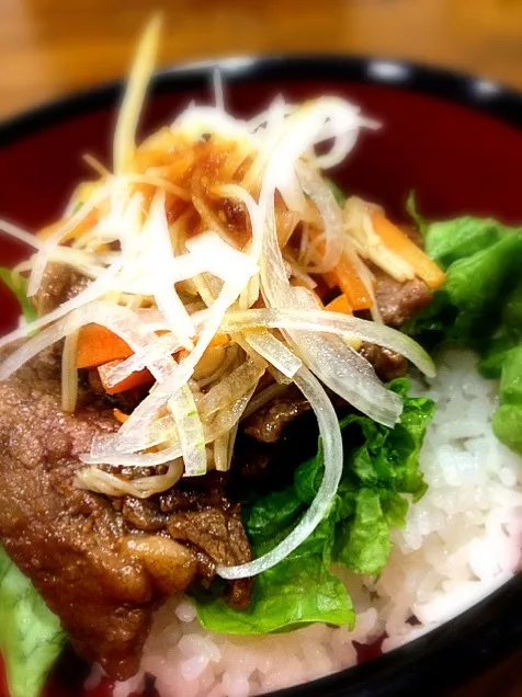 ステーキ丼|まりりんさん