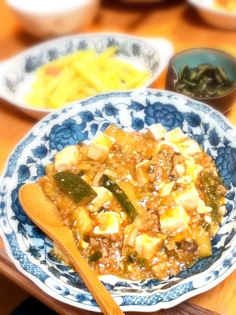 今夜は沖縄がんじゅう豆腐で麻婆豆腐作った♪食感がイイね！|hoppycowさん