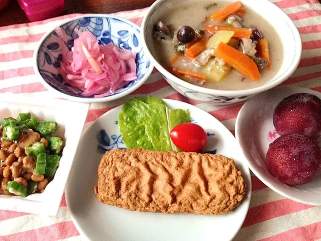 Snapdishの料理写真:糖質制限食の朝ごはん|mari miyabeさん