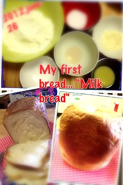 home made by me.. milk bread|nofalindaさん