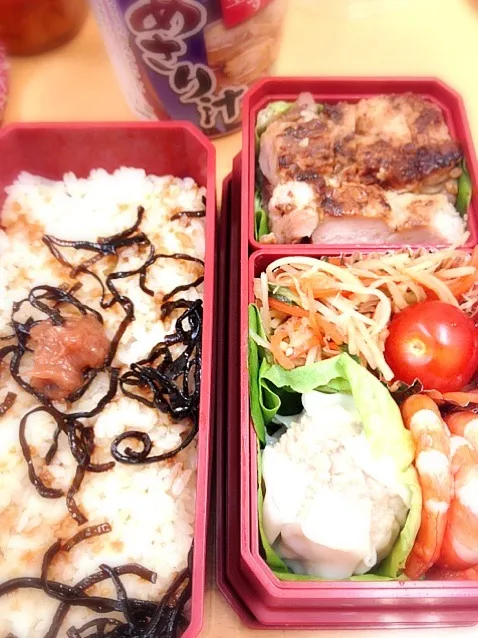 とり肉の塩麹漬け弁当|カナうささん