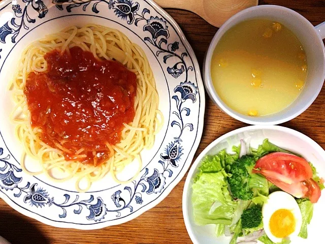 Snapdishの料理写真:ミートソースパスタ|ちねんー❤さん