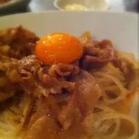 焼肉カルボナーラ|Nonoさん