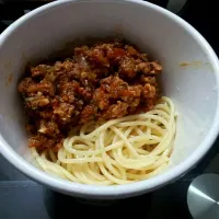 spaghetti mince meat|irisさん