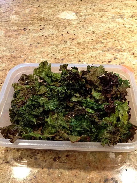 Homemade kale chips|lee ann erlbaumさん