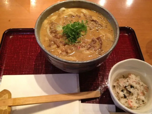 Snapdishの料理写真:特製カレーうどん|shinoktzwさん