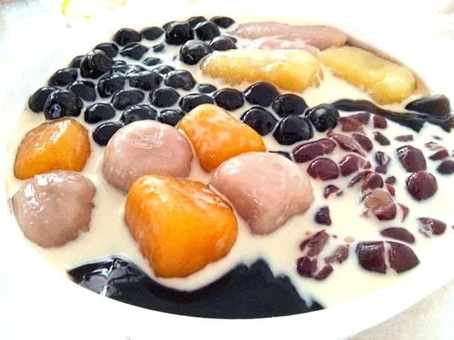 taiwan blackball jelly taro mix|laumeikuanさん