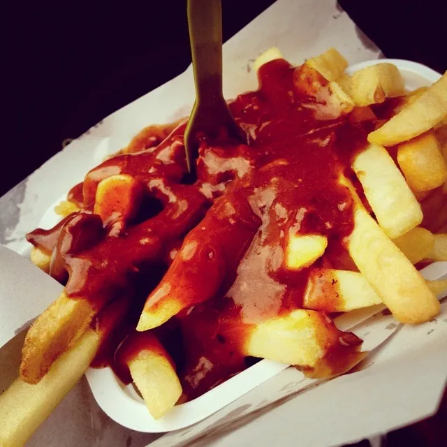 fries with beef sauce, exclusive in Brugge|zhangyさん