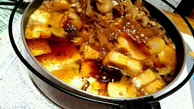 豚肉のヨシダソースすき焼き|かっちぃさん