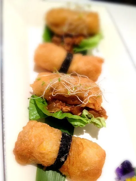 deep fried tofu skin parcels|willzさん