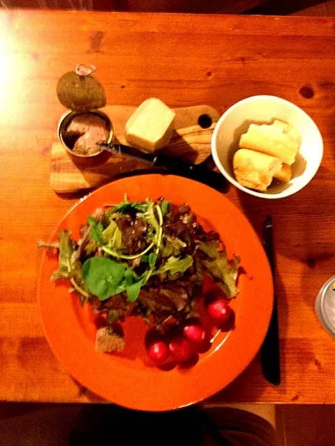 Snapdishの料理写真:Foie-gras,Fromage,Salad|mamiさん