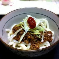 Snapdishの料理写真:ジャージャーうどん|ゆかりさん