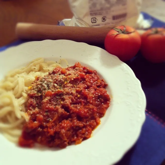 Homemade Pasta and Meat Sauce|Lori Kudoさん