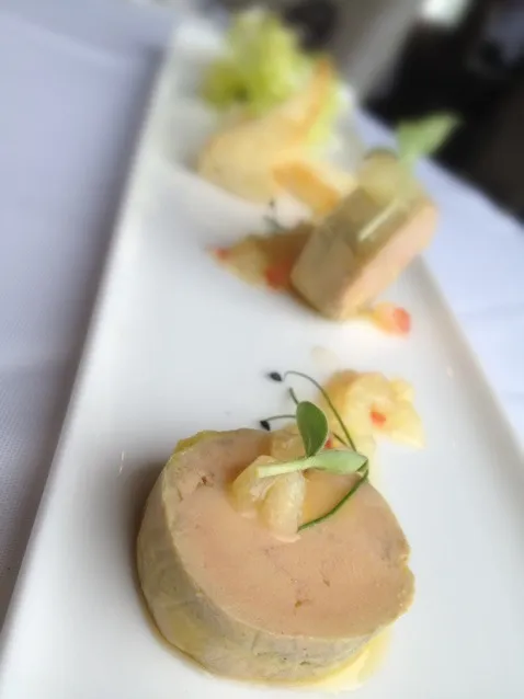 foie gras terrine pineapple confit|willzさん