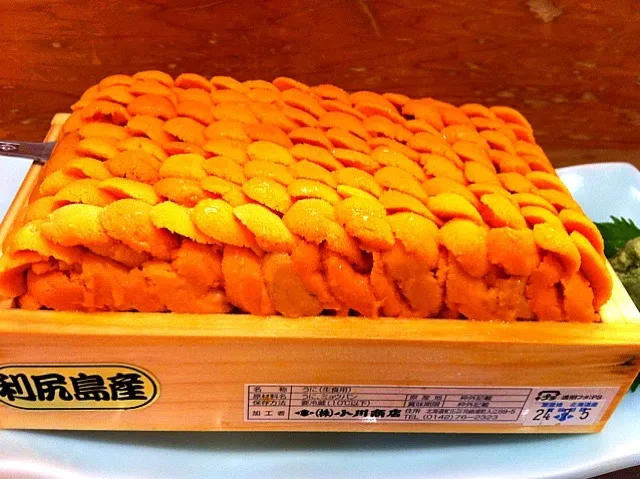 ウニが豪快(^o^)|ままぞうさん