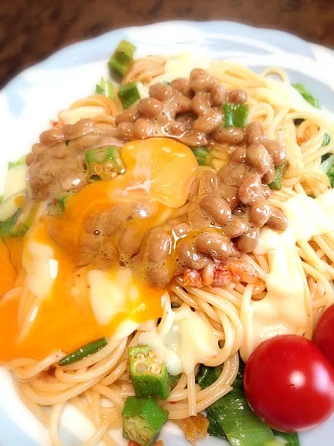 Snapdishの料理写真:大好物全入れパスタ|カナうささん