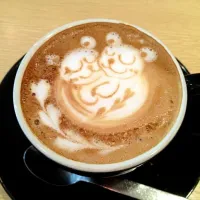 Snapdishの料理写真:カプチーノ(#^.^#)可愛過ぎーっ