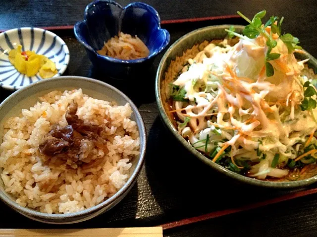 サラダうどん定食|Kojiさん