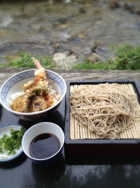 天丼・ざるそば|フェザーさん