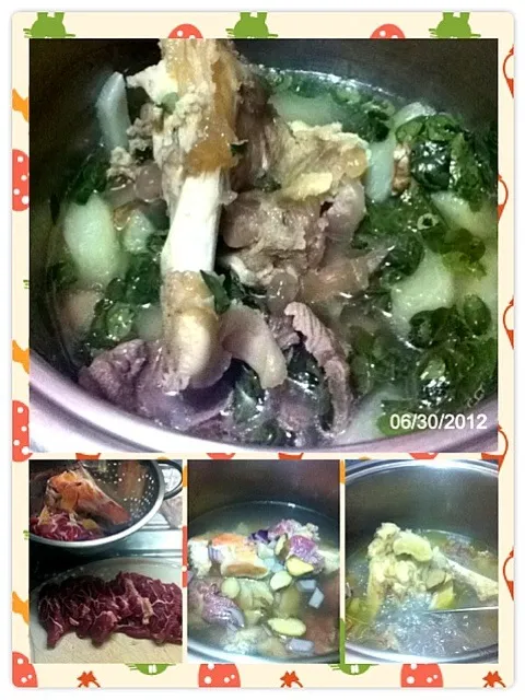 Beef nilaga w/malunggay|unicoandunicaさん