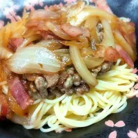 納豆パスタ|横山レイさん