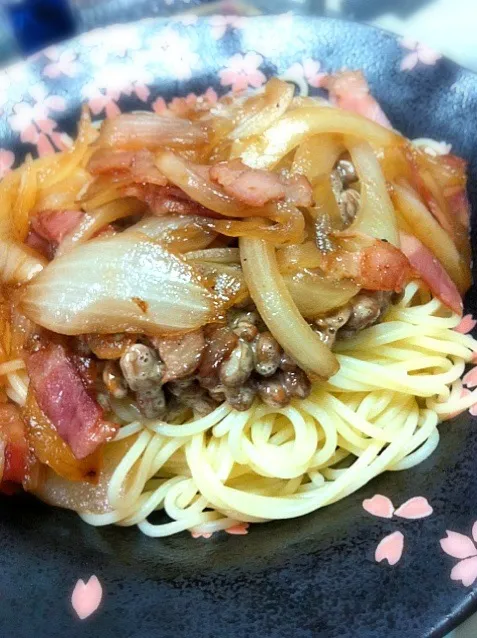 納豆パスタ|横山レイさん