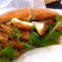 pork belly banh mi sandwich|Kevさん