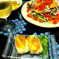 Snapdishの料理写真:スケルトンな夏寿司|こまゆさん