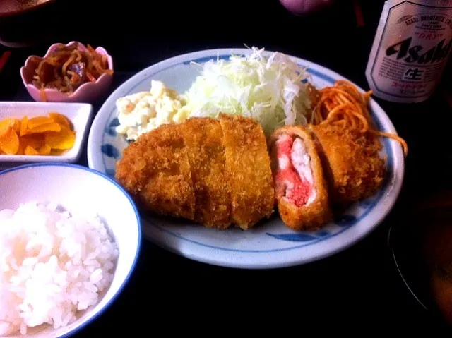 久々のさかえや 今日は明太子チキンカツ|naoko shimoshimbaraさん