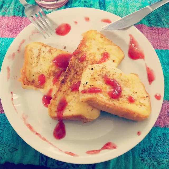 食パンでフレンチトースト|marishさん