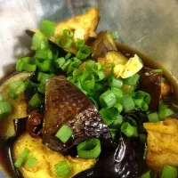 Snapdishの料理写真:eggplant salad with ponzu and garlic dressing|shierlyさん