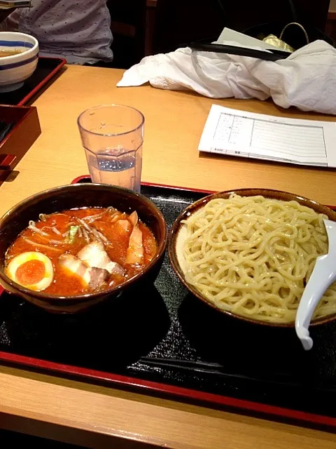 Snapdishの料理写真:激辛つけ麺|HiromitsuMiyashitaさん