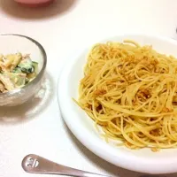 Snapdishの料理写真:納豆パスタ|ともさん