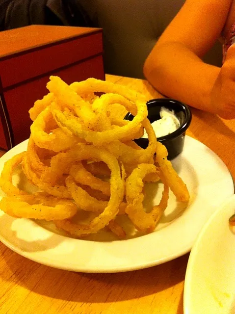 Home made onion rings served with herb mayonnaise|Rhythmiqueさん