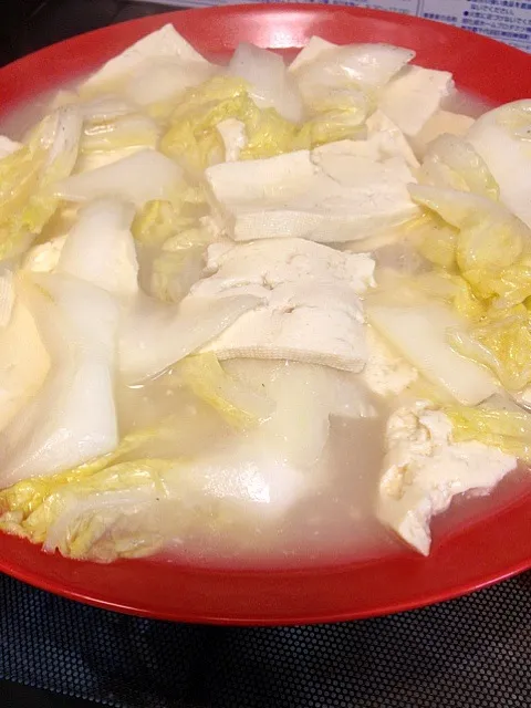 白菜と豆腐のあんかけ|プラムてつ。さん