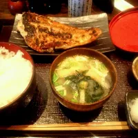 Snapdishの料理写真:あこう鯛の干物定食|tatsuyukiさん