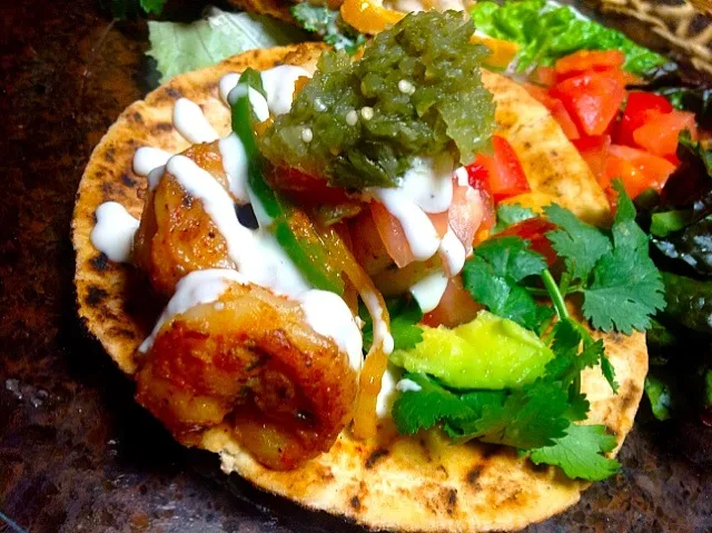 Cilantro-Habanero Shrimp Pita Salad❤|Taste-New Americanさん