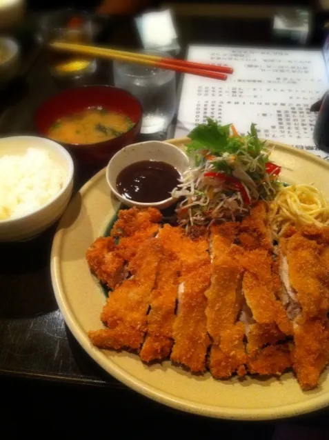 チキンカツ定食|よーすけさん