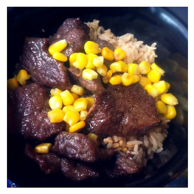 Beef and chinese mushroom rice|sihanさん