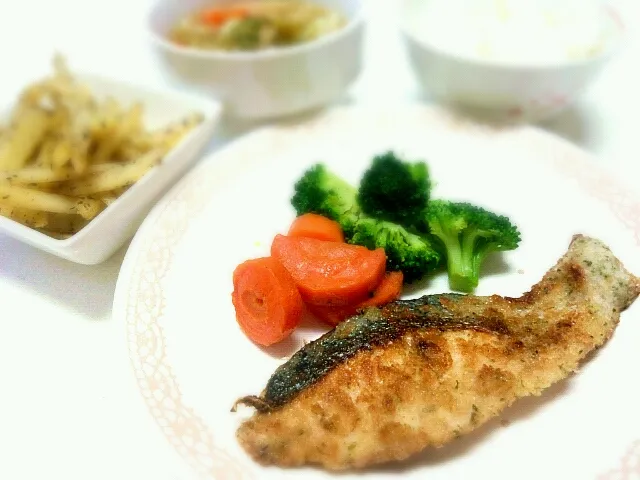 鮭のムニエル|こみちさん