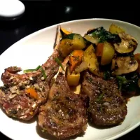 lamb chops and mixed vegetables|sumyeeさん