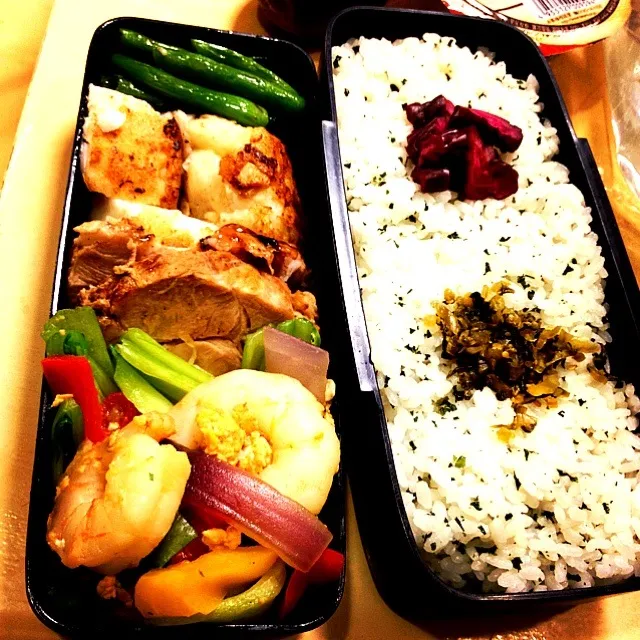 Snapdishの料理写真:20120703旦那弁当|hamaemmaさん