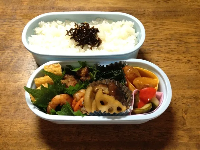 Snapdishの料理写真:7月3日のお弁当|びーぴーえすさん