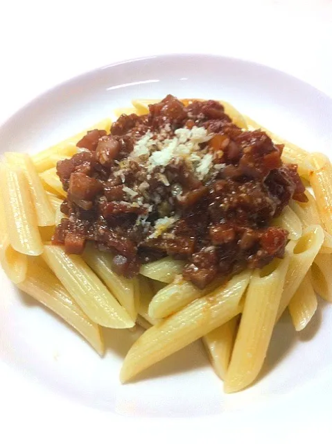 Penne al ragu di root verdure 根菜ソースのパスタ|kimurasatoshitogoonapicnicさん