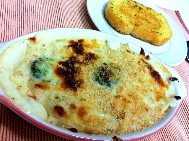 shrimp & broccoli gratin|Yoshinaさん