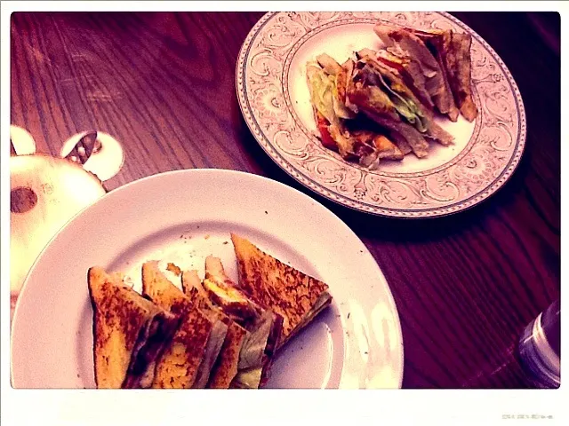 Snapdishの料理写真:retro style club sandwich|mmmyoさん