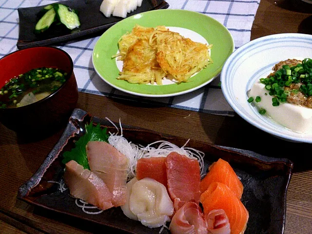 おさしみ定食～|うさくまさん