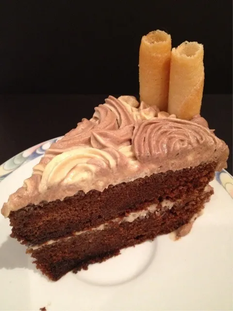 a slice of my nando's coffee cake|Shazmaさん