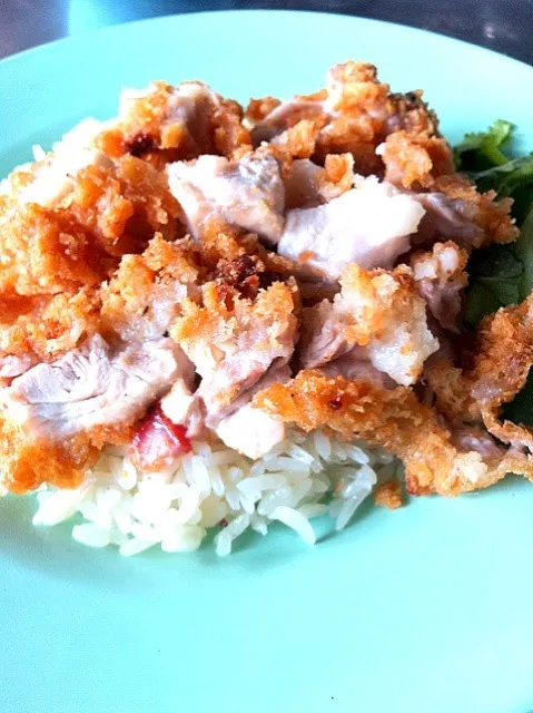 fried chicken with marinated rice|Khunyaさん